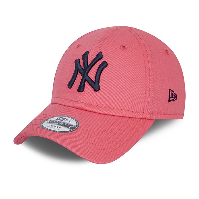 New York Yankees League Essential Infant 9FORTY Lippis Pinkki - New Era Lippikset Suomi FI-432705
